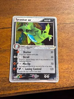 Tyranitar Pokemon card 111/115 EXCELLENT condition - Image 3