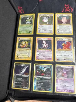 Lot of 81 Vintage Pokemon Cards All Holo And Reverse Holo. Most MP To HP/Damaged - Image 1