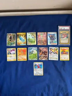 Pokemon Card Lot Of 13 - PSA graded, Secret RARES, Alternate Arts, And More!!!! - Image 1