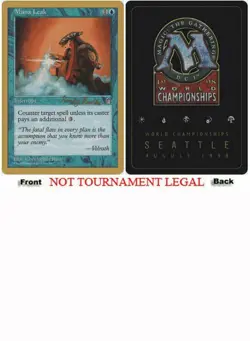 Mana Leak (Randy Buehler - 1998) World Championship PLD Common CARD ABUGames - Image 1