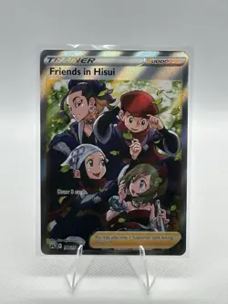Pokemon TCG Crown Zenith Friends in Hisui Full Art Holo Ultra Rare Card 148/159 - Image 1