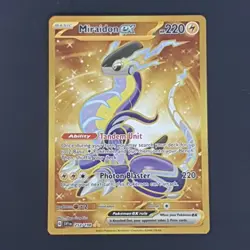 Pokemon TCG Miraidon EX Scarlet Violet Base Set Holo Hyper Rare Card 253/198 - Image 1