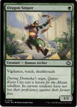 Dragon Sniper U Tarkir: Dragonstorm 139 NM Normal MTG - Image 1