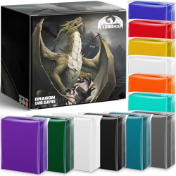 1200Ct MTG Card Sleeves, Matte Trading Card Sleeves, Textured Back Penny Card Sl - Image 1