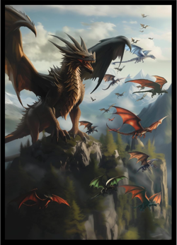 Unstoppable Relentless Dragon Game Card Sleeves 102 Pack - Compatible with MTG a - Image 1
