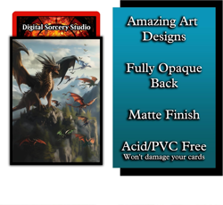 Unstoppable Relentless Dragon Game Card Sleeves 102 Pack - Compatible with MTG a - Image 3
