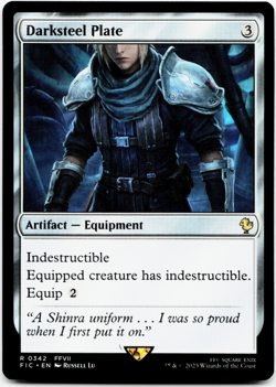 Darksteel Plate [Commander: Final Fantasy] MTG Magic NM/M - Image 3