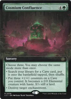 Cosmium Confluence (Extended Art) R The Lost Caverns of Ixalan 379 NM - Image 1