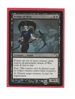 mtg magic Avatar of Woe FOIL ENGLISH graveborn premium deck series du malheur - Image 1
