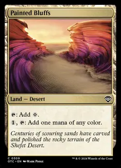 MTG Painted Bluffs (309/396) Outlaws of Thunder Junction Commander NM - Image 1