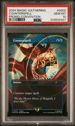 2024 MTG PROMO CONVENTION #0002 COUNTERSPELL PSA 10 - Image 1