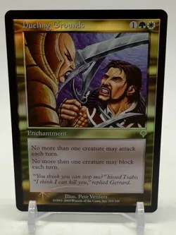 Dueling Grounds Foil Magic the Gathering mtg Invasion Rare 245/350 - Image 1