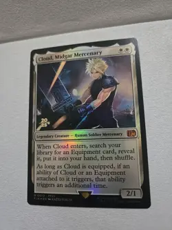 Magic Final Fantasy Cloud Midgar Mercenary Pre-Release Foil - Image 1