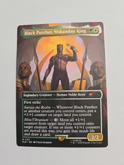 Black Panther Wakandan King (Secret Lair version) x1 - MTG ENGLISH Rare - Image 1