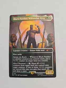 Black Panther Wakandan King (Secret Lair version) x1 - MTG ENGLISH Rare - Image 2