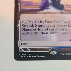 MTG Flooded Strand ZNE 001/030 M NM Regular Mythic - Image 2