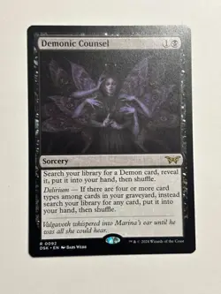 Duskmourn: House of Horror Magic: The Gathering Demonic Counsel - Image 1