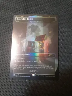 1X FOIL Phyrexian Tower / Dracula's Tomb BORDERLESS MINT MTG Magic Secret Lair - Image 1
