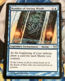 Honden of Seeing Winds MTG Champions of Kamigawa Uncommon Slightly Played x1 SC9 - Image 1