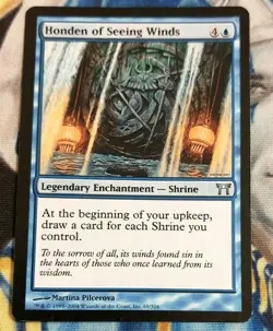 Honden of Seeing Winds MTG Champions of Kamigawa Uncommon Slightly Played x1 SC9 - Image 2