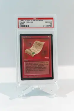 MTG Beta FALSE ORDERS PSA 10 (GEM MINT) - Image 1