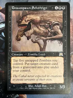 1x Gravespawn Sovereign Onslaught NM MTG Magic the Gathering x1 MKE - Image 1