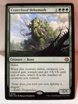 Craterhoof Behemoth Tarkir: Dragonstorm Regular - Image 1