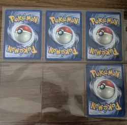 Pokemon Vintage Cards, Set of 4 - 1999 Base Set - Image 2