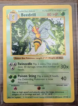 Pokemon Vintage Cards, Set of 4 - 1999 Base Set - Image 5