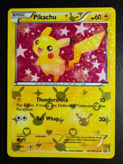 Pikachu Holo RC7/RC25 Pokemon Black & White Legendary Treasures Near Mint - Image 1