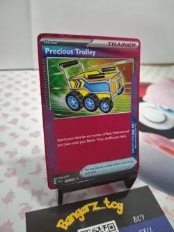 Precious Trolley 185/191 Ace Spec Holo Sv08: Surging Sparks Pokemon TCG Trainer - Image 3