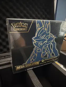 Pokemon Center ETB Mega Evolution Lucario Elite Trainer Box New Sealed - Image 2