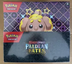 1 X POKEMON PALDEAN FATES TECH STICKER BOX 36 BOOSTERS 12 BLISTERS - Image 1