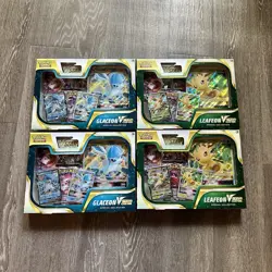 Pokemon TCG Leafeon V Star (x2) and Glaceon V Star(x2) Special Collection Boxes - Image 1