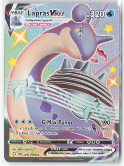 Lapras VMAX SV111 Shiny Full Art - Pokemon TCG Sword & Shield Holo Rare - Image 1