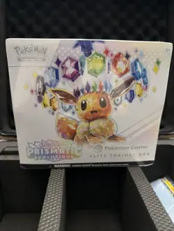 Prismatic Evolutions Pokemon Center Exclusive ETB - Sealed Elite Trainer Box - Image 1