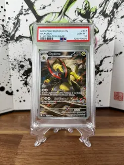 2025 Pokemon Black Bolt EN Haxorus Illustration Rare #147 PSA 10 - Image 1