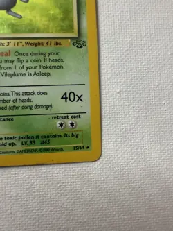 Vileplume 15/64 - Jungle Unlimited Holo MP WotC Pokemon - Image 5