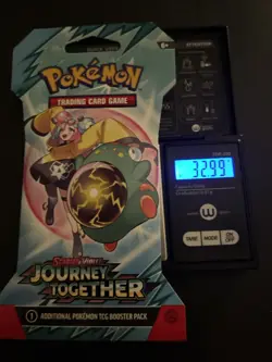 Heavy! Over 32.99 Gram Pokemon Journey Together Sleeved Booster Pack Sealed - Image 1