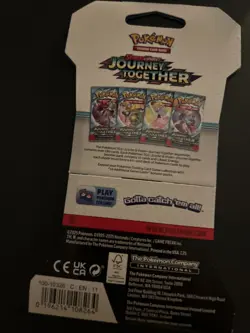 Heavy! Over 32.99 Gram Pokemon Journey Together Sleeved Booster Pack Sealed - Image 3