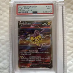 Raikou V PSA 9 Pokemon TCG Crown Zenith: Galarian Gallery GG41/GG70 Holo - Image 1