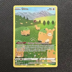 Ditto GG22/GG70 Pokemon TCG Ultra Rare Crown Zenith: Galarian Gallery - Image 1