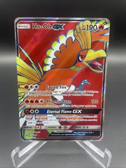 Ho-Oh GX (Full Art) 131/147 Sm-Burning Shadows Holo Pokemon TCG Ultra Rare - NM - Image 1