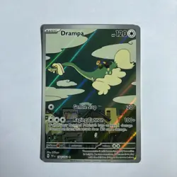 Pokemon Drampa 184/162 Temporal Forces Scarlet & Violet Illustration Rare - Image 1