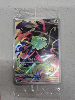 Bulbasaur Box Topper Promo 133/132 Pokemon ME01 Mega Evolution Stamped Promo - Image 1