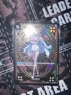 Stussy OP07-085 SP One Piece TCG English Card NM Condition UNPLAYED - Image 4