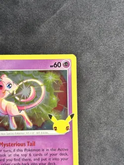 Mew 011/025 25th Anniversary Celebrations Holo Rare Pokemon TCG Card NM - Image 3
