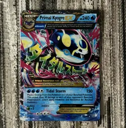 Primal Kyogre EX 55/160 Pokemon Rare Card FREE SHIPPING - Image 1