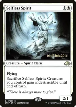 Selfless Spirit -Foil Light Play MTG Promos: Prerelease Cards - Image 1