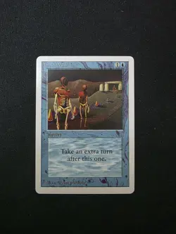 **PR 0 X Y **MTG Magic the Gathering Time Walk White Border Card *P R 0 X Y* - Image 1